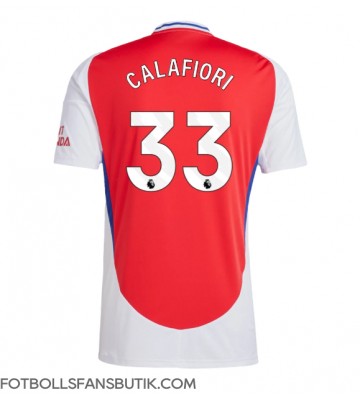 Arsenal Riccardo Calafiori #33 Replika Hemmatröja 2024-25 Kortärmad